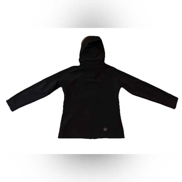 Marmot Black Ski Jacket with Tan Hood - Picture 8 of 8